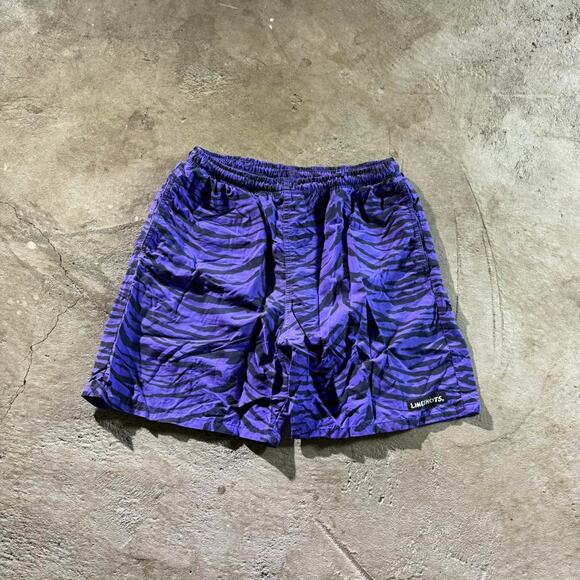 Vintage VTG 90’s Purple Tiger Print Shorts - Picture 2 of 8